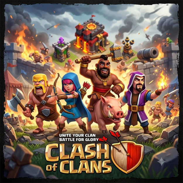 Clash Of Clans (Via Login)